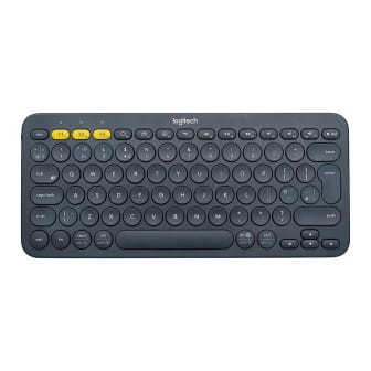 Logitech K380 Bluetooth Tastatur – Kabellose Multi-Device Verbindung, für Tablet und Smartphone – Dunkelgrau Logitech K380 Bluetooth Tastatur – Kabellose Multi-Device Verbindung, für Tablet und Smartphone – Dunkelgrau