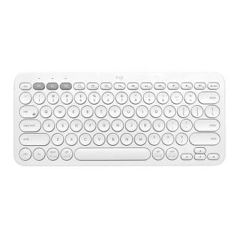 Logitech K380 Bluetooth Tastatur – Kabellose Multi-Device Verbindung, für Tablet und Smartphone – Weiß Logitech K380 Bluetooth Tastatur – Kabellose Multi-Device Verbindung, für Tablet und Smartphone – Weiß