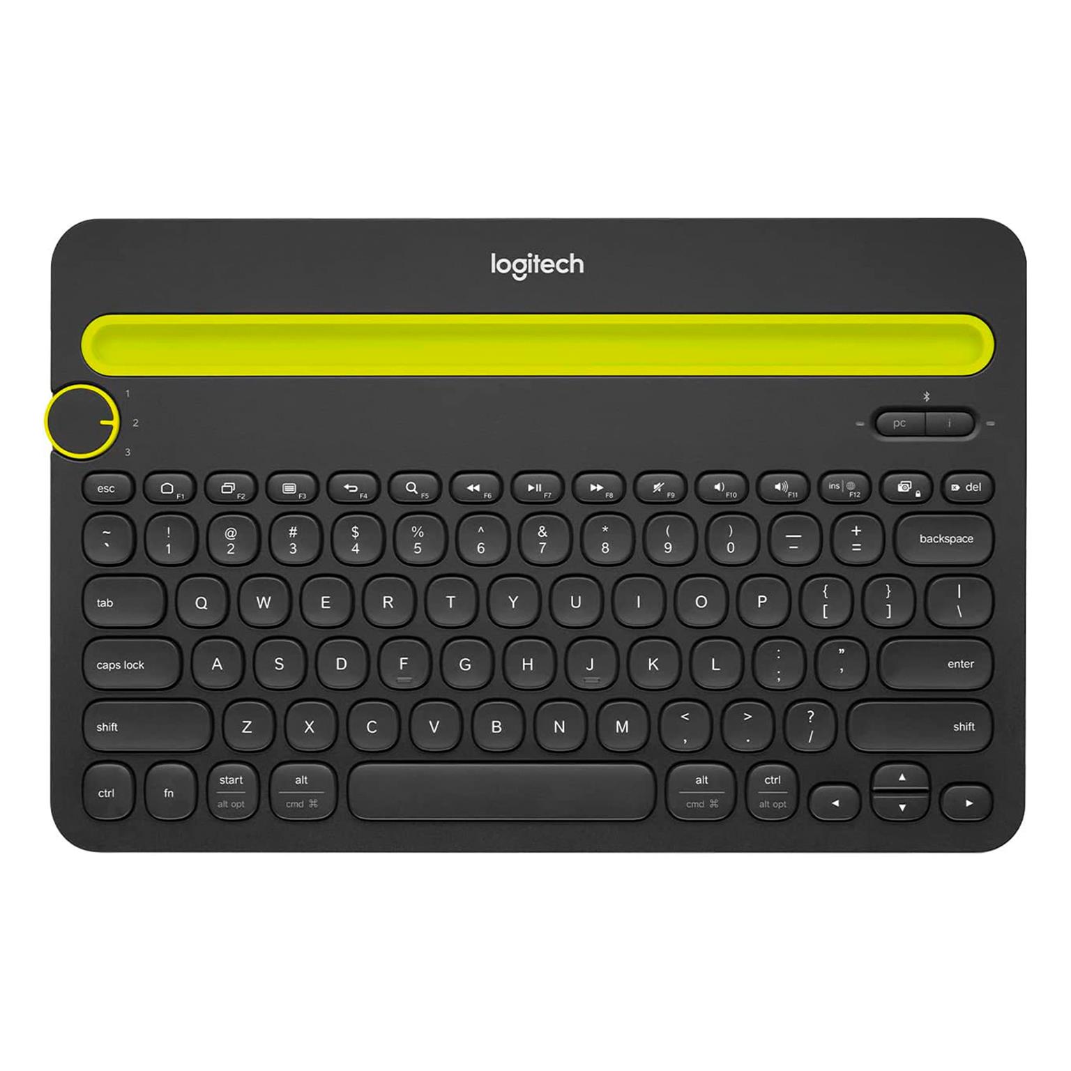 Logitech K480 Deutsch Bluetooth-Tastatur – Kabellos, Multi-Device, für Smartphone und Tablet geeignet – Weiteres Produktbild 1 Logitech K480 Deutsch Bluetooth-Tastatur – Kabellos, Multi-Device, für Smartphone und Tablet geeignet – Weiteres Produktbild 1