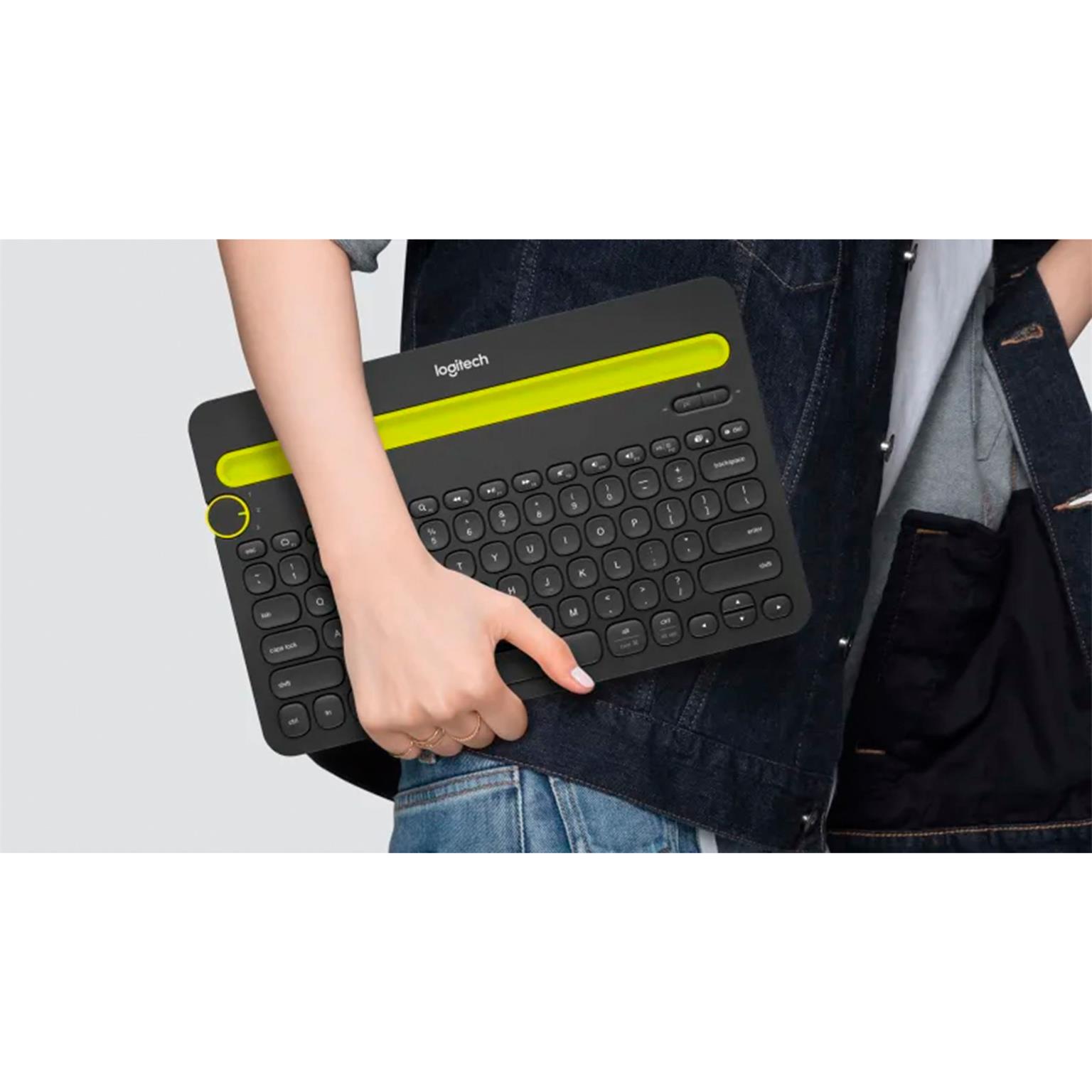 Logitech K480 Deutsch Bluetooth-Tastatur – Kabellos, Multi-Device, für Smartphone und Tablet geeignet – Weiteres Produktbild 7 Logitech K480 Deutsch Bluetooth-Tastatur – Kabellos, Multi-Device, für Smartphone und Tablet geeignet – Weiteres Produktbild 7