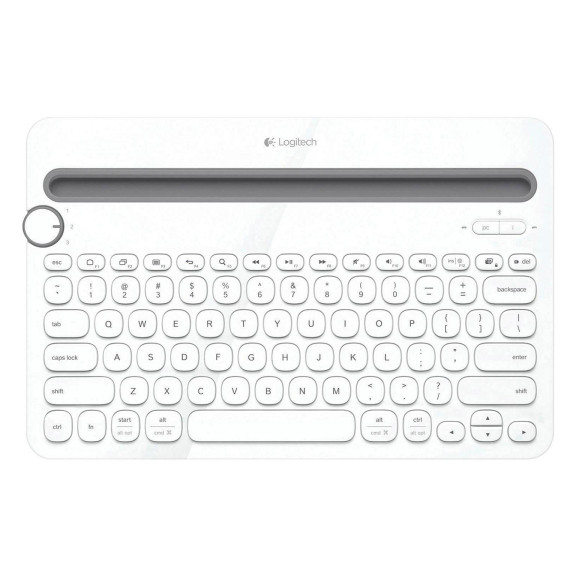 Logitech K480 Deutsch Bluetooth-Tastatur – Kabellos, Multi-Device, für Smartphone und Tablet geeignet – Weiteres Produktbild 1