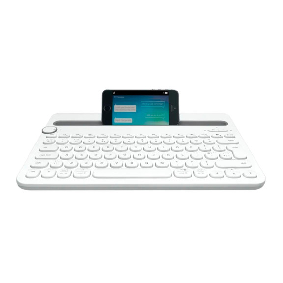 Logitech K480 Deutsch Bluetooth-Tastatur – Kabellos, Multi-Device, für Smartphone und Tablet geeignet – Weiteres Produktbild 3
