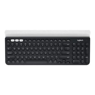 Logitech K780 Multi-Device Tastatur – Kabellos, USB, Bluetooth, Deutsch, schwarz/weiß Design – Schwarz, Weiß Logitech K780 Multi-Device Tastatur – Kabellos, USB, Bluetooth, Deutsch, schwarz/weiß Design – Schwarz, Weiß