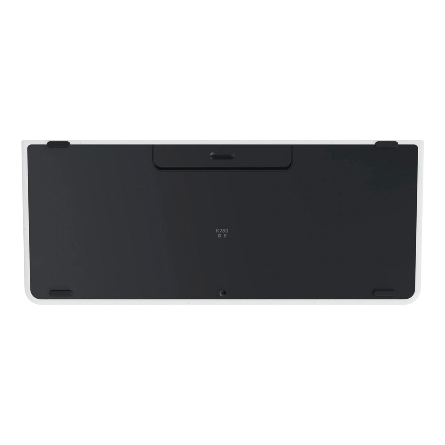 Logitech K780 Multi-Device Tastatur – Kabellos, USB, Bluetooth, Deutsch, schwarz/weiß Design – Weiteres Produktbild 7 Logitech K780 Multi-Device Tastatur – Kabellos, USB, Bluetooth, Deutsch, schwarz/weiß Design – Weiteres Produktbild 7