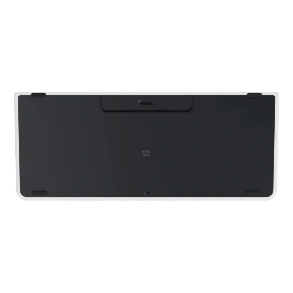 Logitech K780 Multi-Device Tastatur – Kabellos, USB, Bluetooth, Deutsch, schwarz/weiß Design – Weiteres Produktbild 7