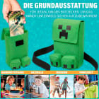Minecraft Creeper Umhängetasche – Minecraft Schultertasche, Minecraft Merch Tasche mit Creeper Motiv – Produktbild 3