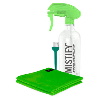 Mistify Bildschirmreinigungsspray – LCD-Reinigungsspray, Bildschirm Reinigungsset inklusive Bürste – 500 ml