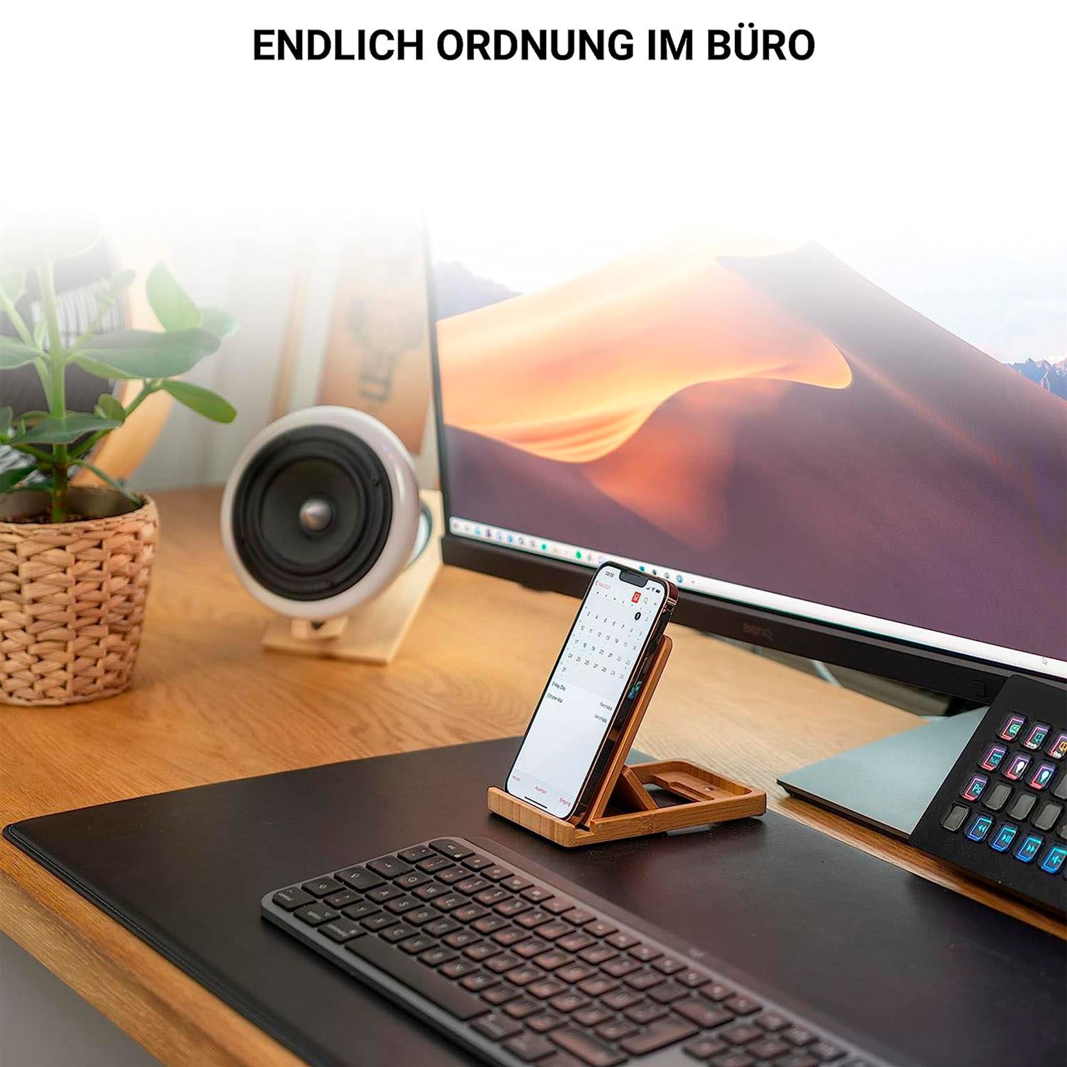 My Fat Gorilla Handyständer aus Bambus – Tischständer für Handys und Tablets, Verstellbarer Handyhalter – Weiteres Produktbild 2 My Fat Gorilla Handyständer aus Bambus – Tischständer für Handys und Tablets, Verstellbarer Handyhalter – Weiteres Produktbild 2