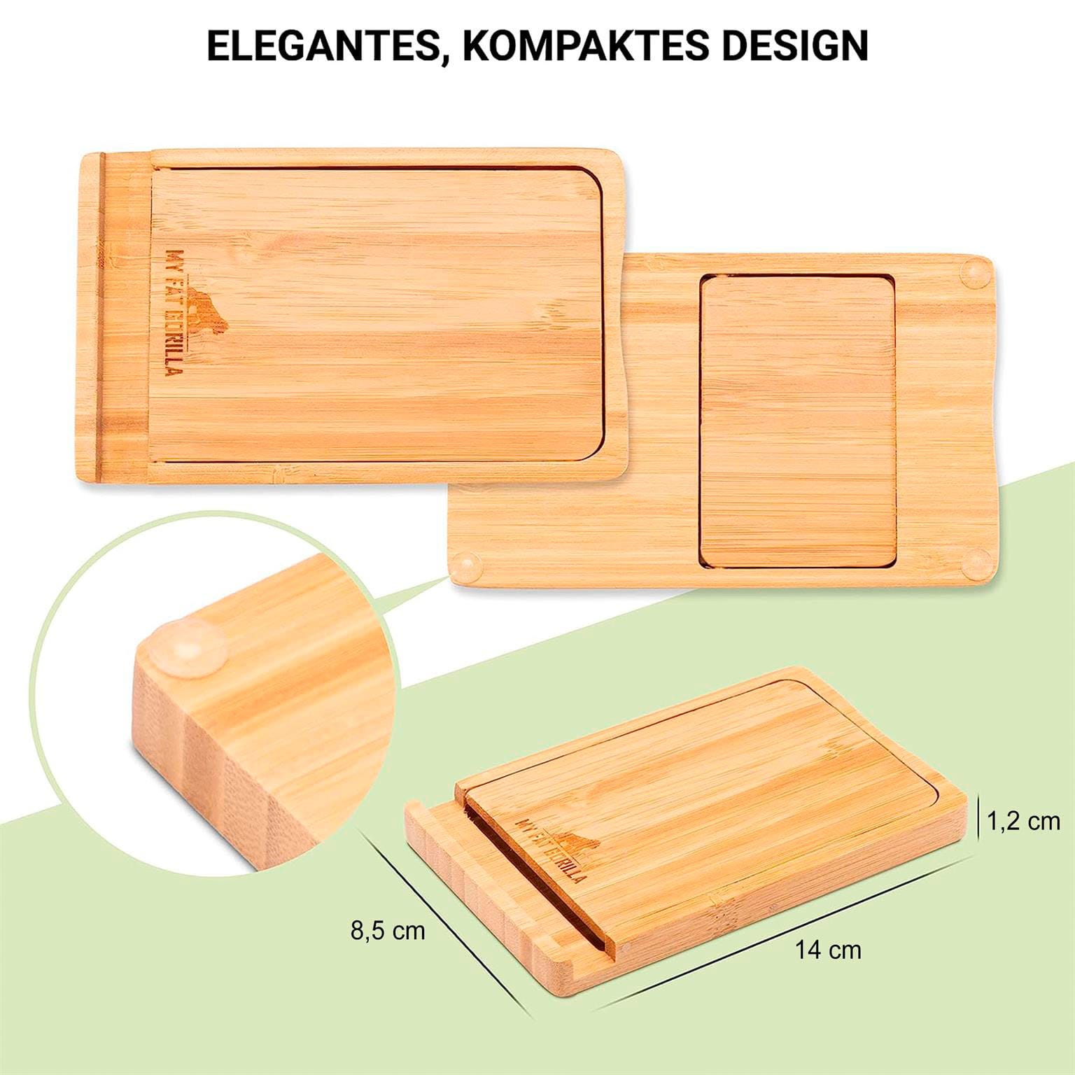 My Fat Gorilla Handyständer aus Bambus – Tischständer für Handys und Tablets, Verstellbarer Handyhalter – Weiteres Produktbild 4 My Fat Gorilla Handyständer aus Bambus – Tischständer für Handys und Tablets, Verstellbarer Handyhalter – Weiteres Produktbild 4