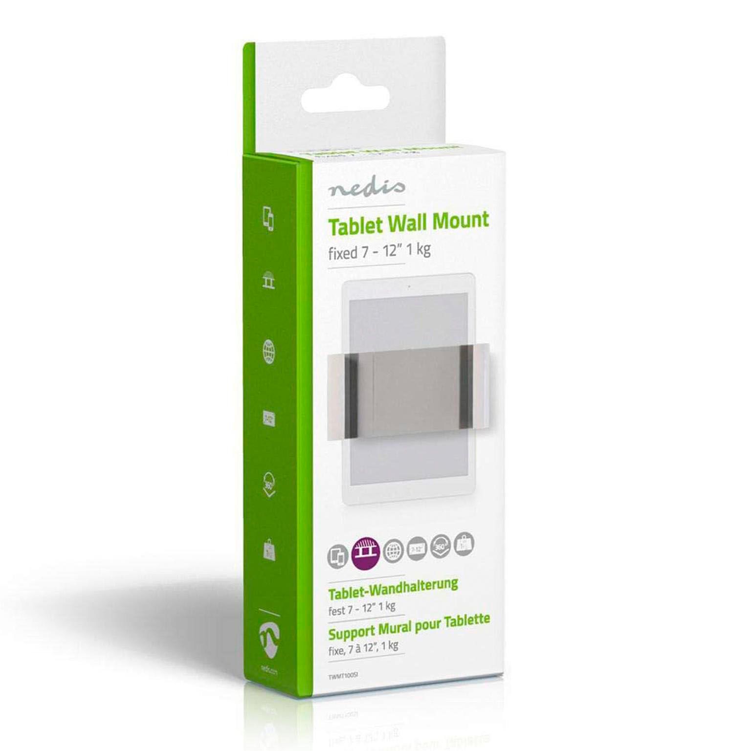 Nedis Tablet-Wandhalterung 7-12" – Tablet Wandbefestigung, flexibel, silber, Tablethalterung 7-12 Zoll – Weiteres Produktbild 4 Nedis Tablet-Wandhalterung 7-12" – Tablet Wandbefestigung, flexibel, silber, Tablethalterung 7-12 Zoll – Weiteres Produktbild 4
