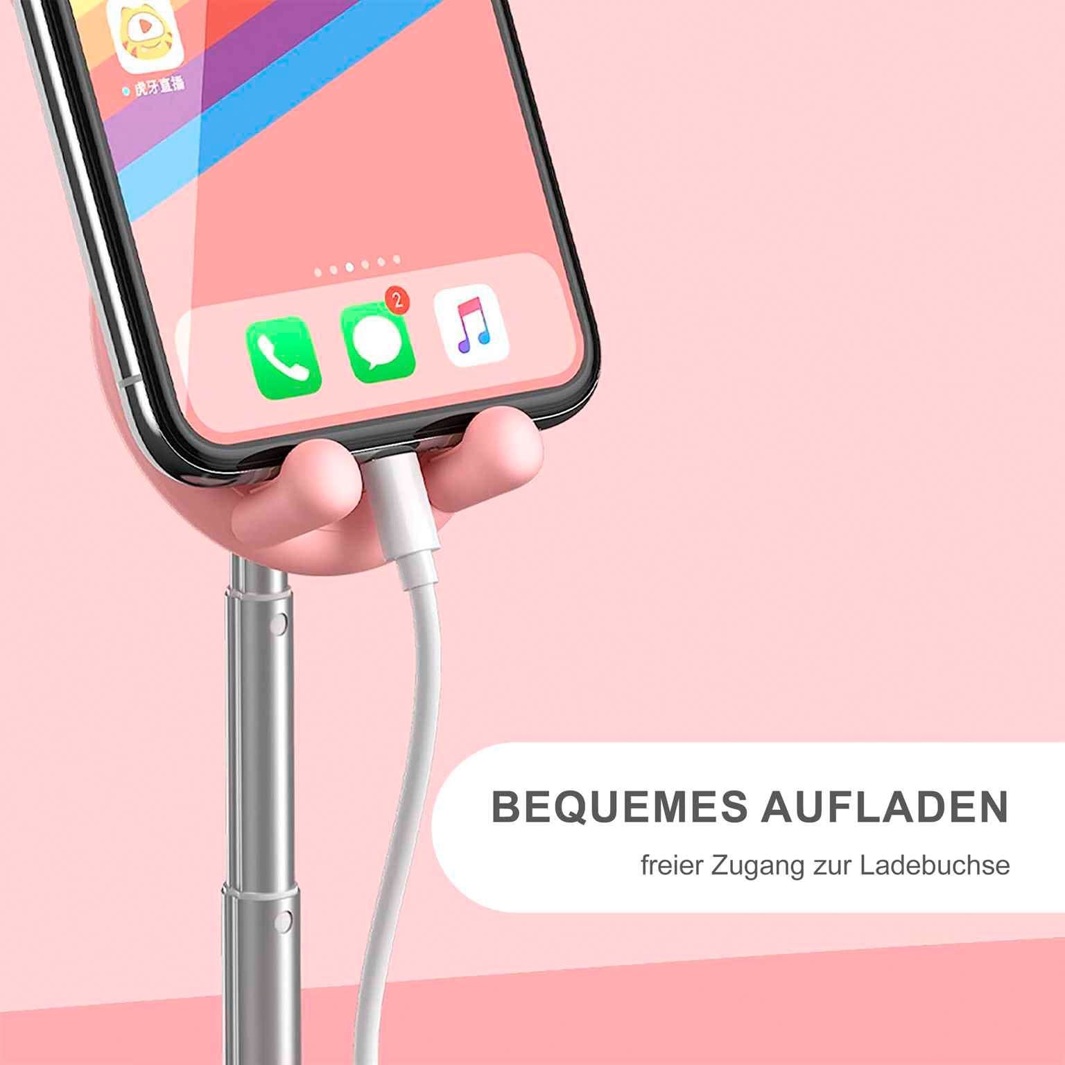 OATSBASF Höhenverstellbarer Handy- und Tabletständer – Kompakte Halterung im Hasen Design – Weiteres Produktbild 2 OATSBASF Höhenverstellbarer Handy- und Tabletständer – Kompakte Halterung im Hasen Design – Weiteres Produktbild 2