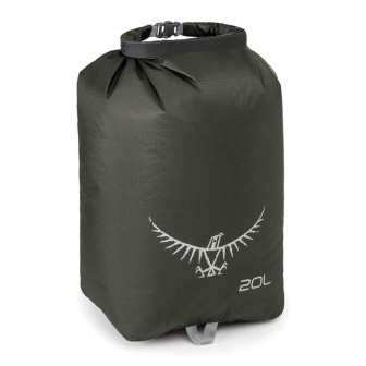 Osprey wasserdichte Tasche – Schutz gegen Schmutz und alle Wetterbedingungen, Ultralight Drysack Serie, 20l – Shadow Grey