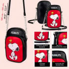 Peanuts Snoopy Umhängetasche – Snoopy Merch, Peanuts Tasche, Kleine Umhängetasche für Alltag und Reisen – Produktbild 5