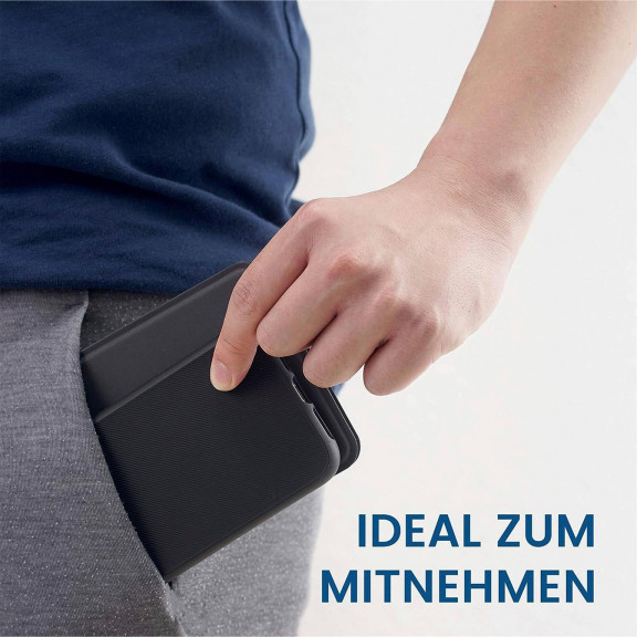 Perixx PERIBOARD-805 Ergo – Faltbare Bluetooth-Tastatur, ergonomisches Design, kompatibel mit iOS, Android – Weiteres Produktbild 3