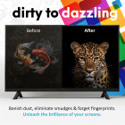 Pixel Perfect Bildschirmreiniger Spray 500ml mit Mikrofasertuch – Professionelle Bildschirmreinigung mit Spray und Tuch – Weiteres Produktbild 2