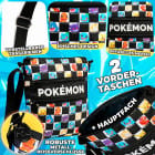 Pokémon Umhängetasche – Pokémon Schultertasche mit Reißverschlussfächern für unterwegs – Produktbild 2