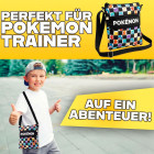 Pokémon Umhängetasche – Pokémon Schultertasche mit Reißverschlussfächern für unterwegs – Produktbild 3