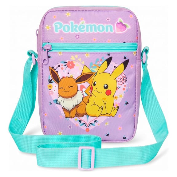 Pokémon Umhängetasche – Pokémon Schultertasche mit Reißverschlussfächern für unterwegs – Weiteres Produktbild 1 Pokémon Umhängetasche – Pokémon Schultertasche mit Reißverschlussfächern für unterwegs – Weiteres Produktbild 1