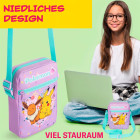 Pokémon Umhängetasche – Pokémon Schultertasche mit Reißverschlussfächern für unterwegs – Produktbild 3