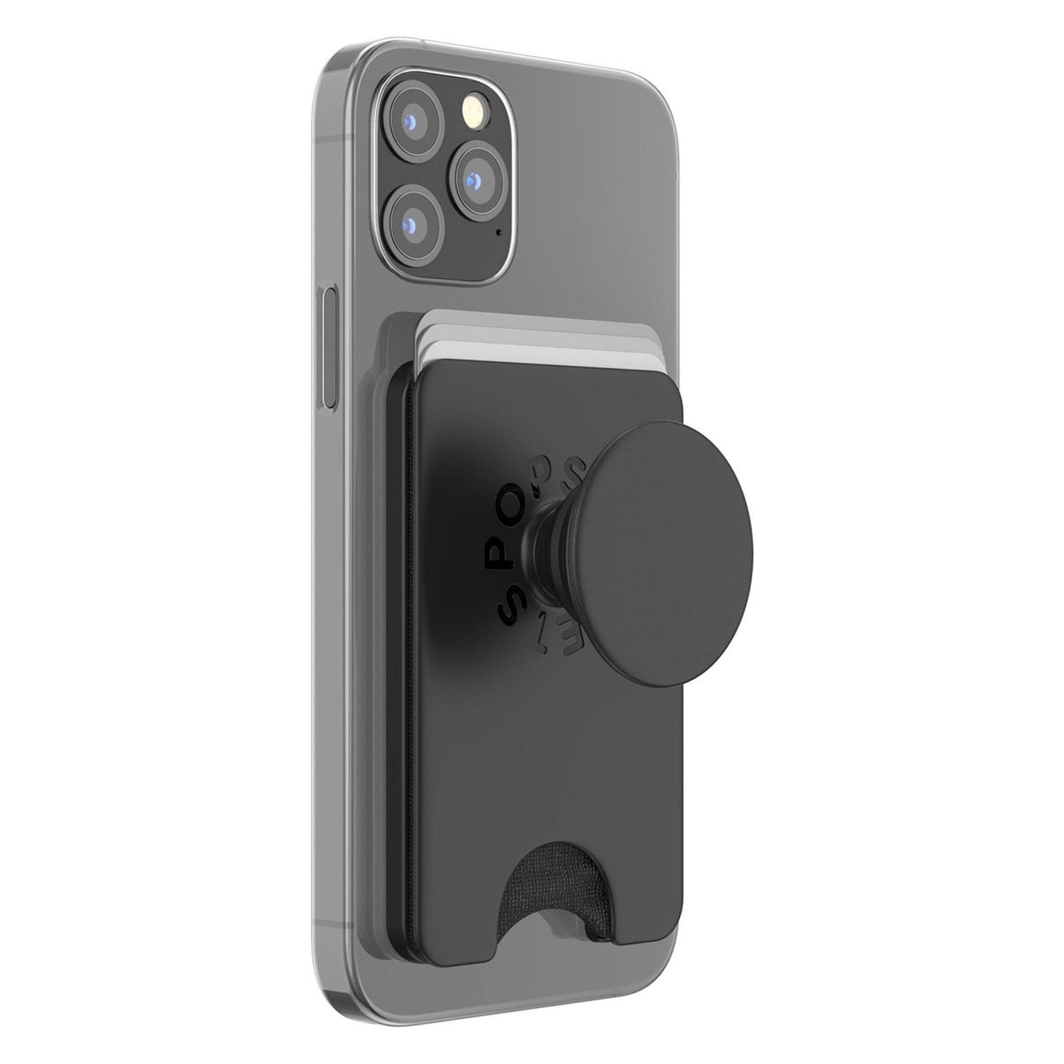 PopSockets Handykartenhalter – Smartphone-Griff für besseren Halt, austauschbarer Sockel, MagSafe, PopWallet+ – Weiteres Produktbild 4