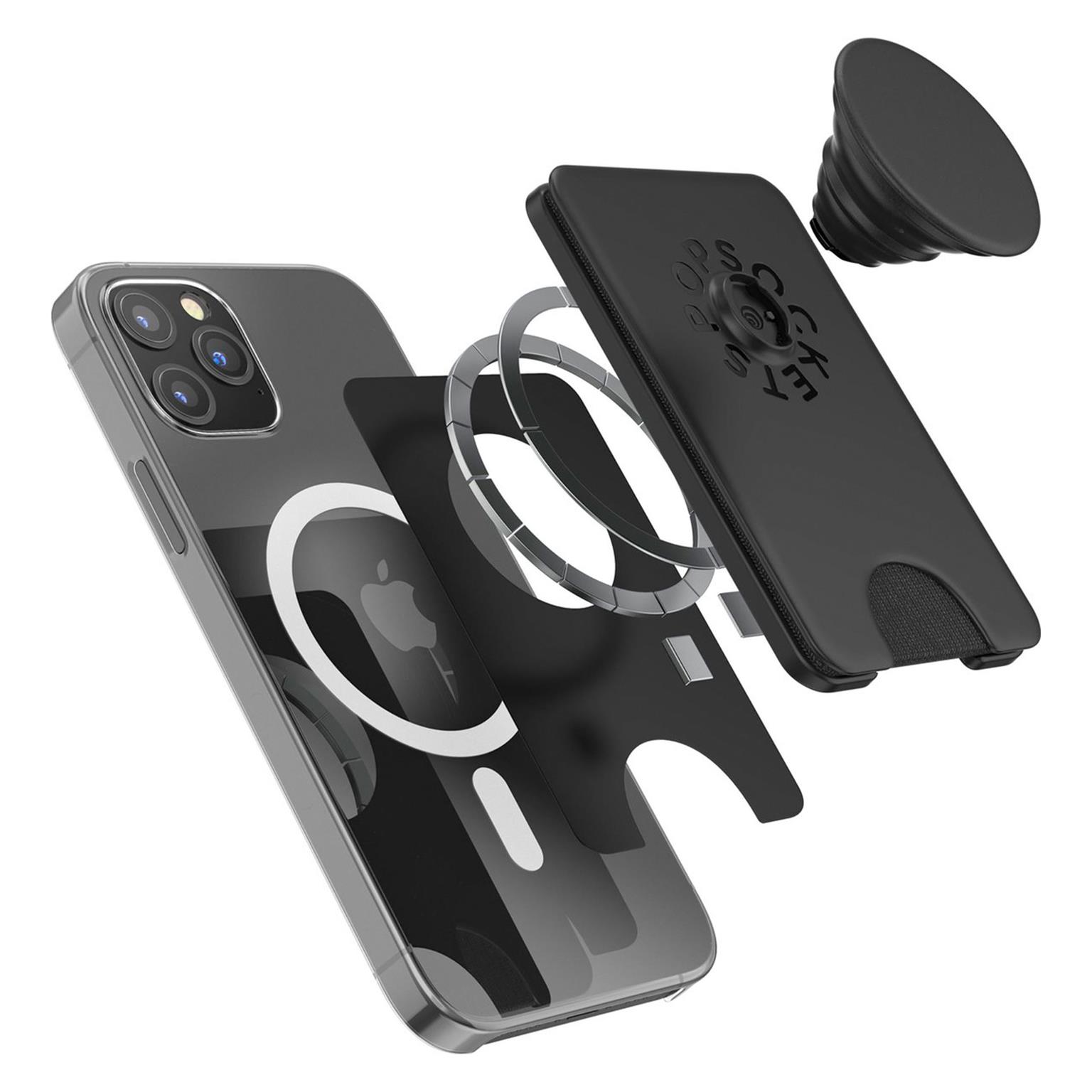 PopSockets Handykartenhalter – Smartphone-Griff für besseren Halt, austauschbarer Sockel, MagSafe, PopWallet+ – Weiteres Produktbild 6