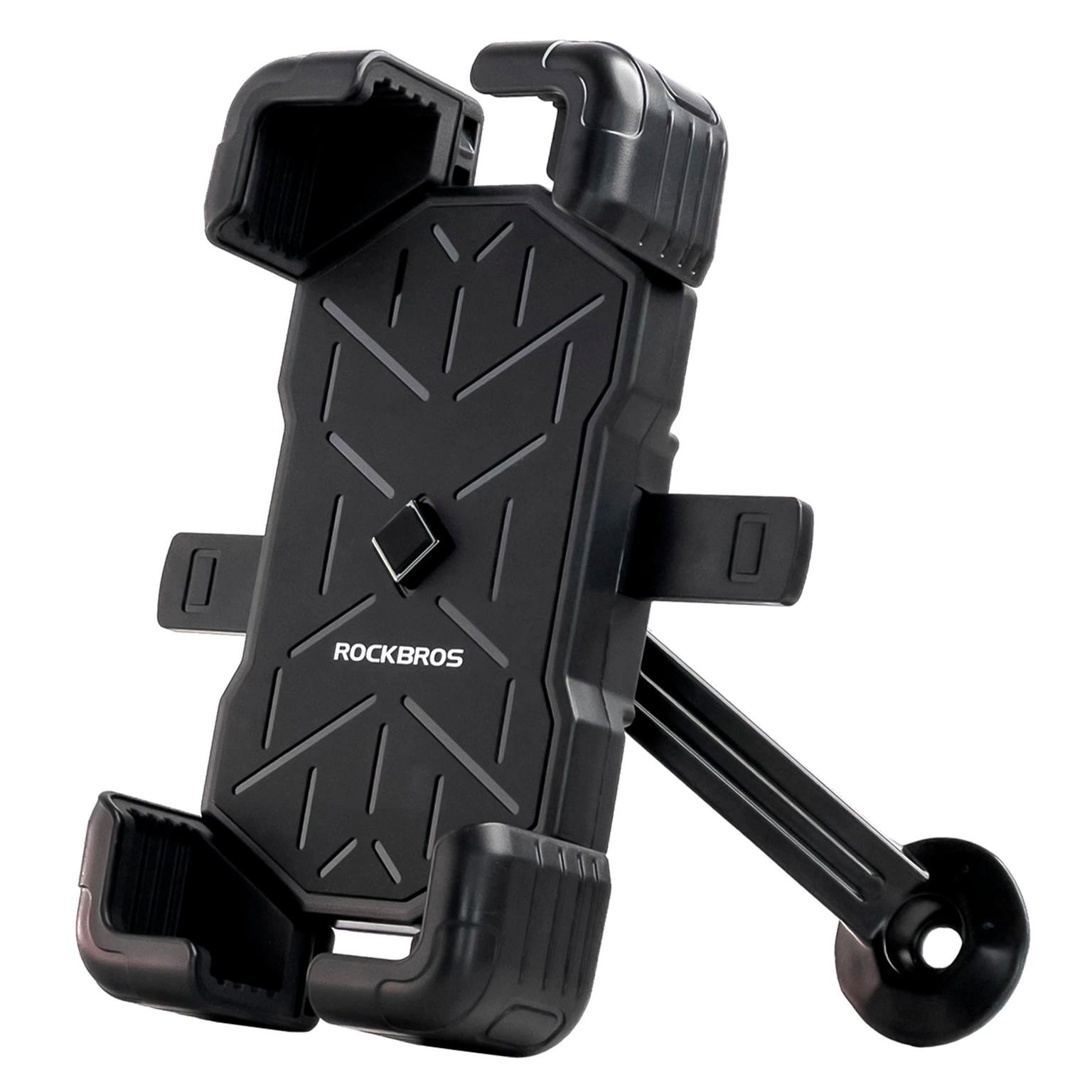 Rockbros Handy Halterung – Universell Passend für Smartphones von 4,5 bis 7,2 Zoll, Lenkerhalter Motorrad – undefined