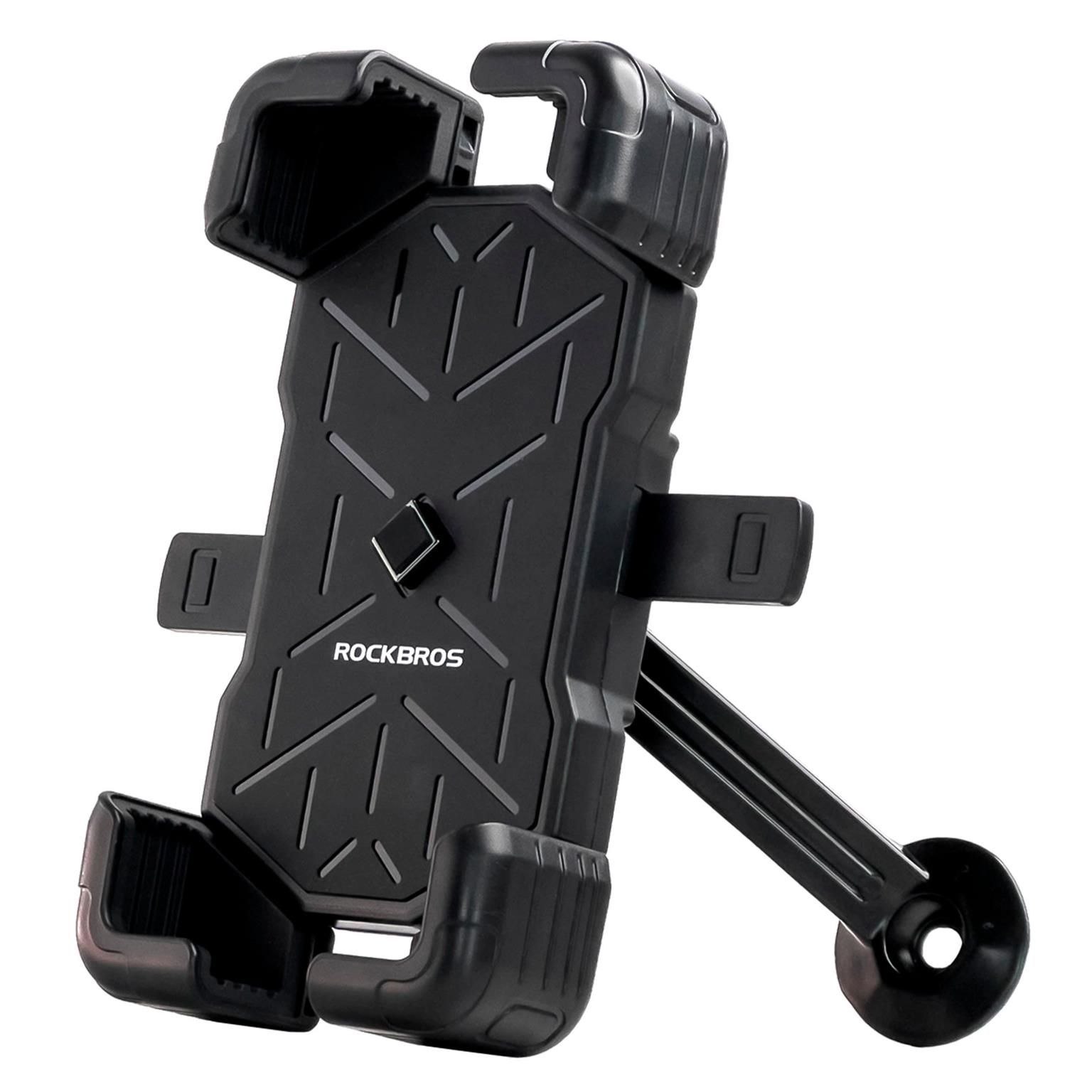 Rockbros Handy Halterung – Universell Passend für Smartphones von 4,5 bis 7,2 Zoll, Lenkerhalter Motorrad – Weiteres Produktbild 1 Rockbros Handy Halterung – Universell Passend für Smartphones von 4,5 bis 7,2 Zoll, Lenkerhalter Motorrad – Weiteres Produktbild 1