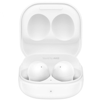 Samsung Galaxy Buds2 – Kabellose In-Ear Bluetooth Kopfhörer für Smartphones und andere Geräte, lange Akkulaufzeit – Weiß