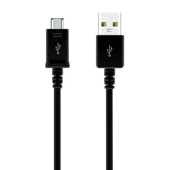 Samsung Ladekabel – USB-A auf Micro-USB für Smartphones und andere Geräte, Schnellladekabel, Länge 1,0 m – Schwarz Samsung Ladekabel – USB-A auf Micro-USB für Smartphones und andere Geräte, Schnellladekabel, Länge 1,0 m – Schwarz