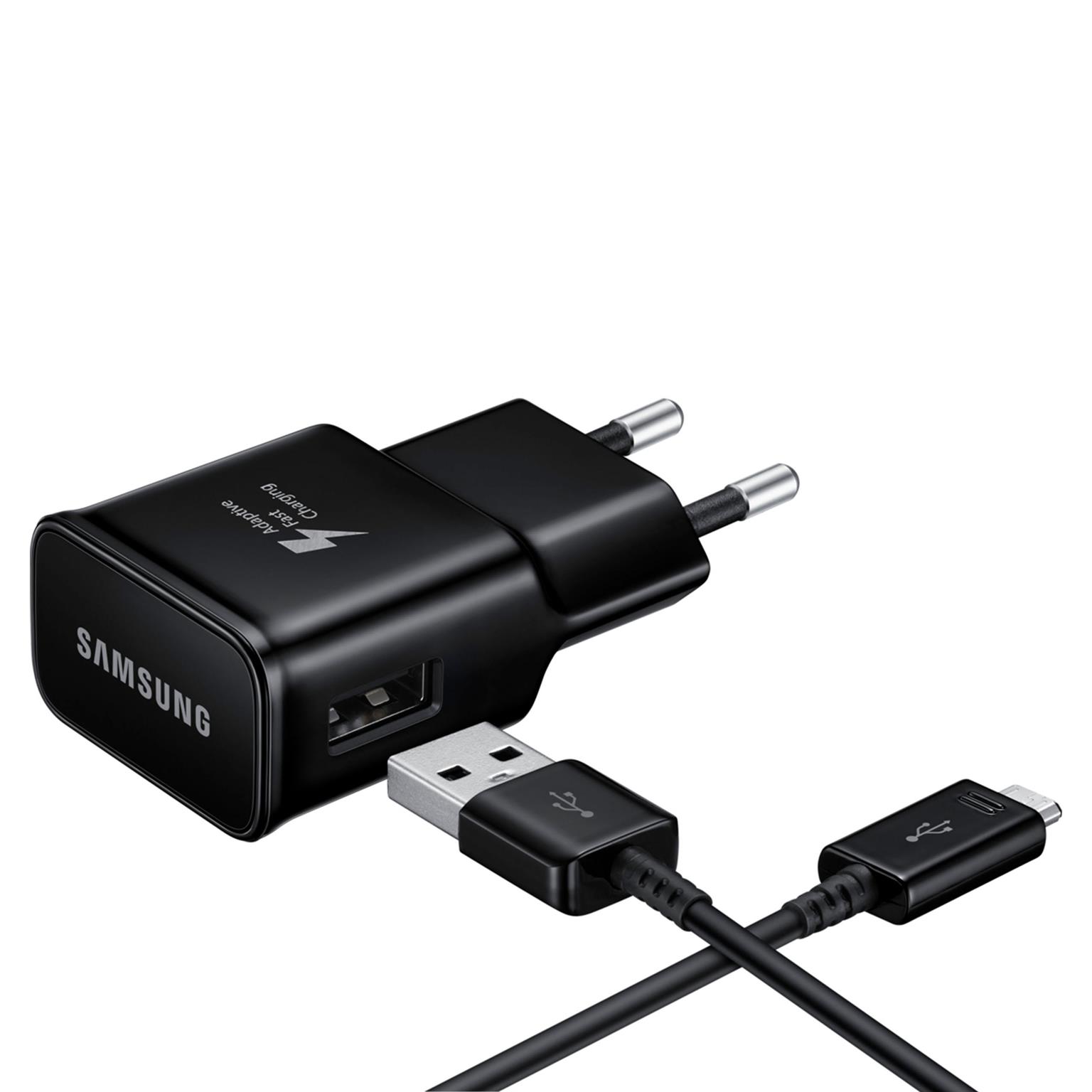 Samsung Netzteil – USB-A Ladegerät EP-TA20E für Smartphones und andere Geräte, mit Ladekabel auf USB-C, 15W – undefined