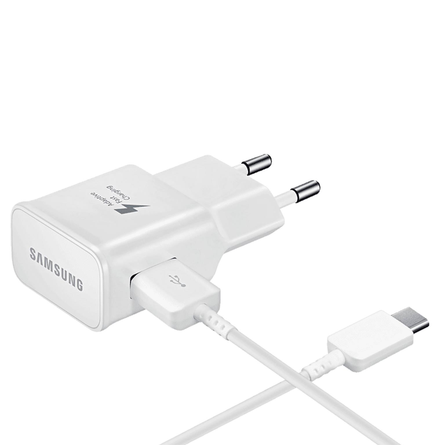 Samsung Netzteil – USB-A Ladegerät EP-TA20E für Smartphones und andere Geräte, mit Ladekabel auf USB-C, 15W Hauptbild