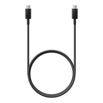 Samsung Ladekabel – USB-C auf USB-C für Smartphones und andere Geräte, Schnellladekabel, Länge 1,0 m – Schwarz Samsung Ladekabel – USB-C auf USB-C für Smartphones und andere Geräte, Schnellladekabel, Länge 1,0 m – Schwarz