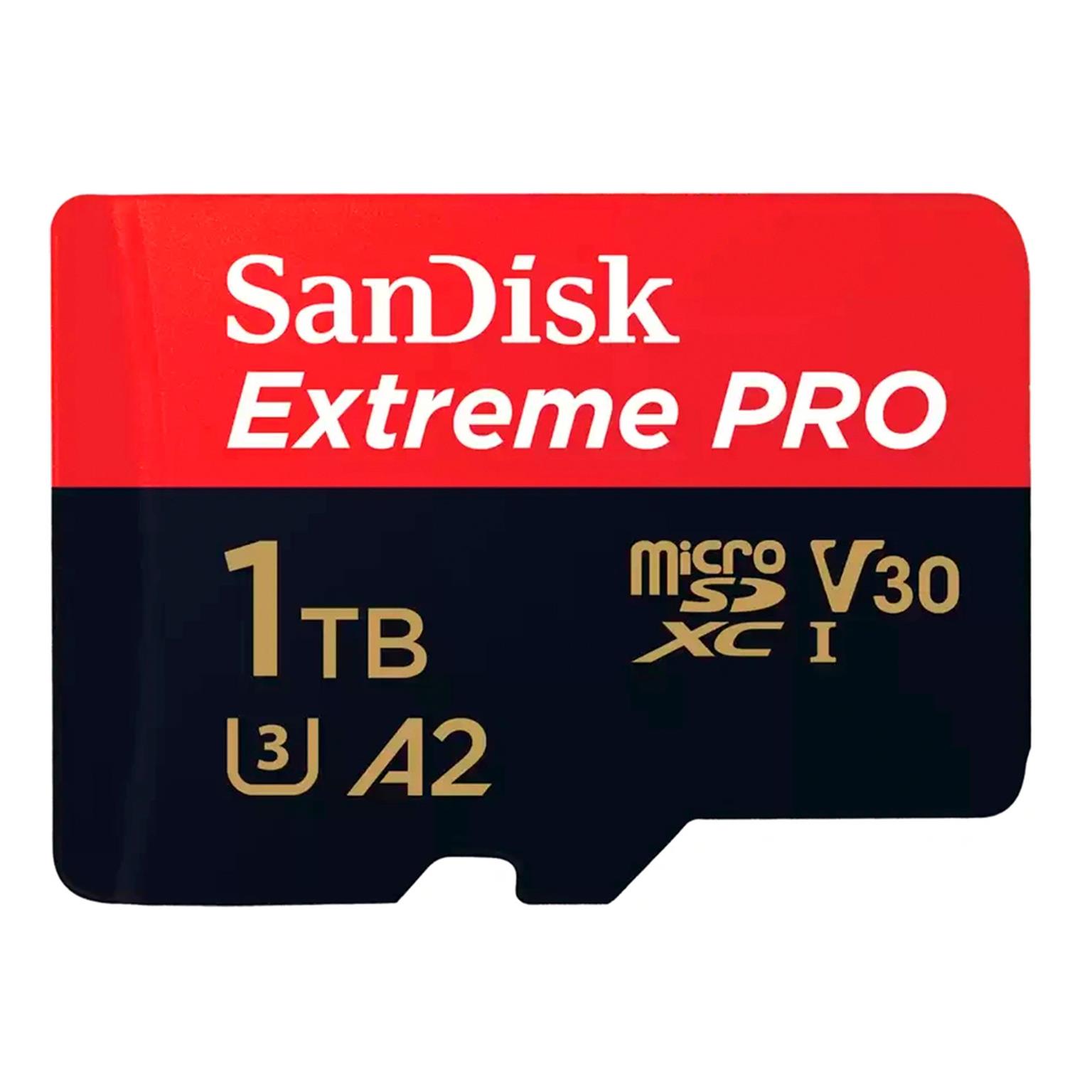 SanDisk microSDXC Karte – mit SD Slot Adapter für Smartphones und andere Geräte, Extreme PRO Serie, 1 TB – Weiteres Produktbild 2 SanDisk microSDXC Karte – mit SD Slot Adapter für Smartphones und andere Geräte, Extreme PRO Serie, 1 TB – Weiteres Produktbild 2