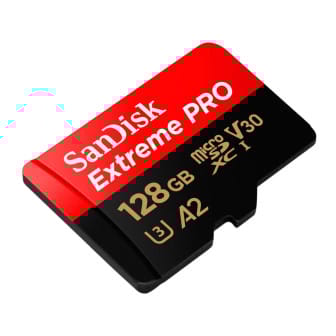 SanDisk microSDXC Karte – mit SD Slot Adapter für Smartphones und andere Geräte, Extreme PRO Serie, 128 GB – 128 GB SanDisk microSDXC Karte – mit SD Slot Adapter für Smartphones und andere Geräte, Extreme PRO Serie, 128 GB – 128 GB