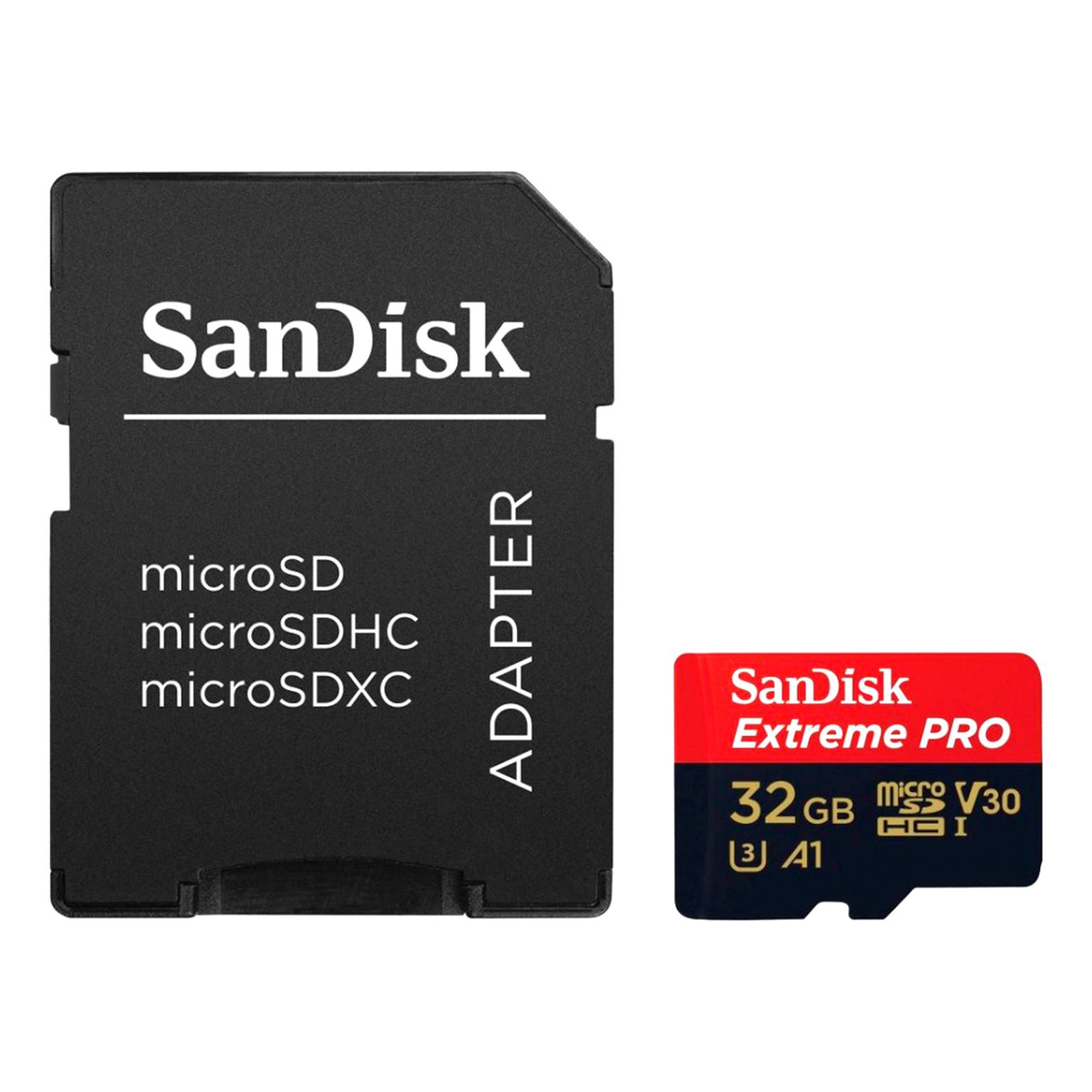 SanDisk microSDXC Karte – mit SD Slot Adapter für Smartphones und andere Geräte, Extreme PRO Serie, 32 GB – Weiteres Produktbild 3