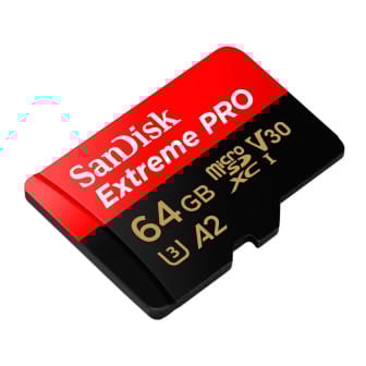 SanDisk microSDXC Karte – mit SD Slot Adapter für Smartphones und andere Geräte, Extreme PRO Serie, 64 GB – 64 GB SanDisk microSDXC Karte – mit SD Slot Adapter für Smartphones und andere Geräte, Extreme PRO Serie, 64 GB – 64 GB