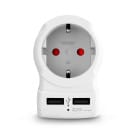 SKROSS Reiseadapter – Europa auf UK (Typ G) für Smartphones und andere Geräte, Länderreise-Serie, mit 2x USB – Weiteres Produktbild 2