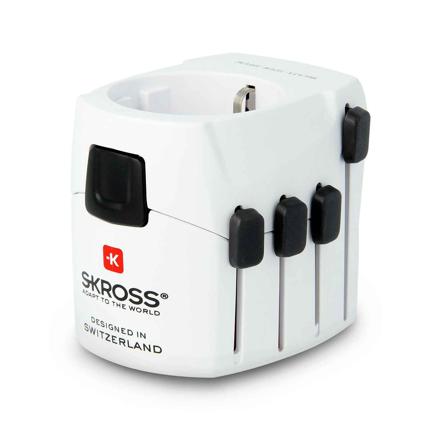 SKROSS Reiseadapter – PRO für 110+ Länder, passend für viele Geräte, Weltreise-Serie – undefined