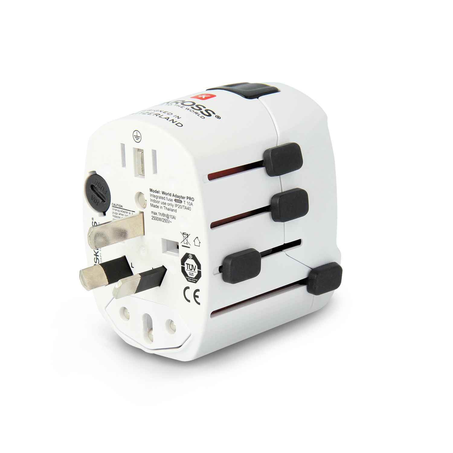 SKROSS Reiseadapter – PRO für 110+ Länder, passend für viele Geräte, Weltreise-Serie – Weiteres Produktbild 6