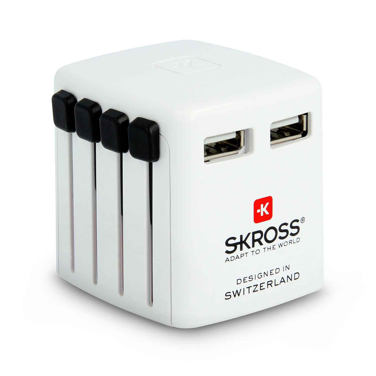 Skross World USB Charger – Multinationales USB Ladegerät, USB Ladestecker für Reisen, Kompaktes USB Ladegerät – undefined