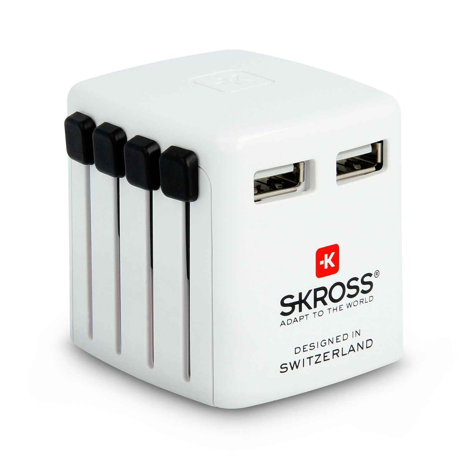 Skross World USB Charger – Multinationales USB Ladegerät, USB Ladestecker für Reisen, Kompaktes USB Ladegerät – Weiteres Produktbild 1 Skross World USB Charger – Multinationales USB Ladegerät, USB Ladestecker für Reisen, Kompaktes USB Ladegerät – Weiteres Produktbild 1