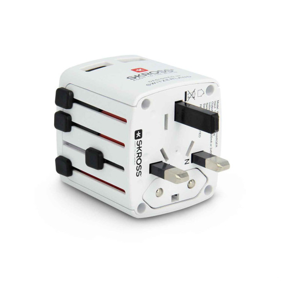 Skross World USB Charger – Multinationales USB Ladegerät, USB Ladestecker für Reisen, Kompaktes USB Ladegerät – Weiteres Produktbild 5
