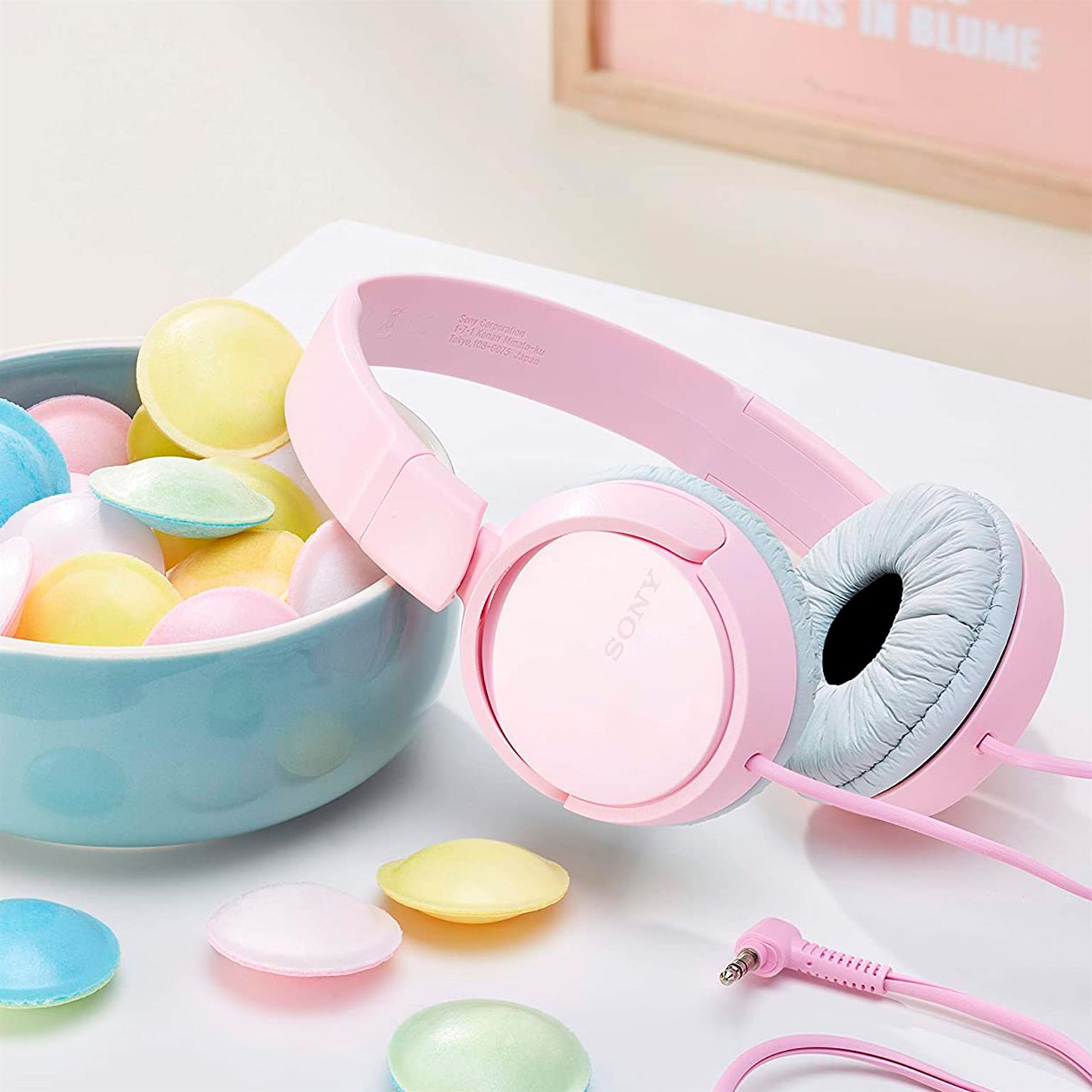 Sony MDR-ZX110 – Kabelgebundene Ohrumschließende Kopfhörer, Over Ear Kopfhörer mit Kabel und Lautstärkeregler – Weiteres Produktbild 2