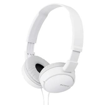 Sony MDR-ZX110 – Kabelgebundene Ohrumschließende Kopfhörer, Over Ear Kopfhörer mit Kabel und Lautstärkeregler – Weiß Sony MDR-ZX110 – Kabelgebundene Ohrumschließende Kopfhörer, Over Ear Kopfhörer mit Kabel und Lautstärkeregler – Weiß