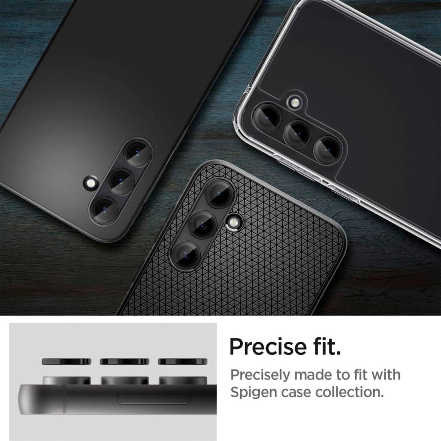 Spigen Glas.tR EZ Fit Optik Pro für Samsung Galaxy S23 FE – Hartglasabdeckung für Smartphone Kamera – Weiteres Produktbild 7 Spigen Glas.tR EZ Fit Optik Pro für Samsung Galaxy S23 FE – Hartglasabdeckung für Smartphone Kamera – Weiteres Produktbild 7