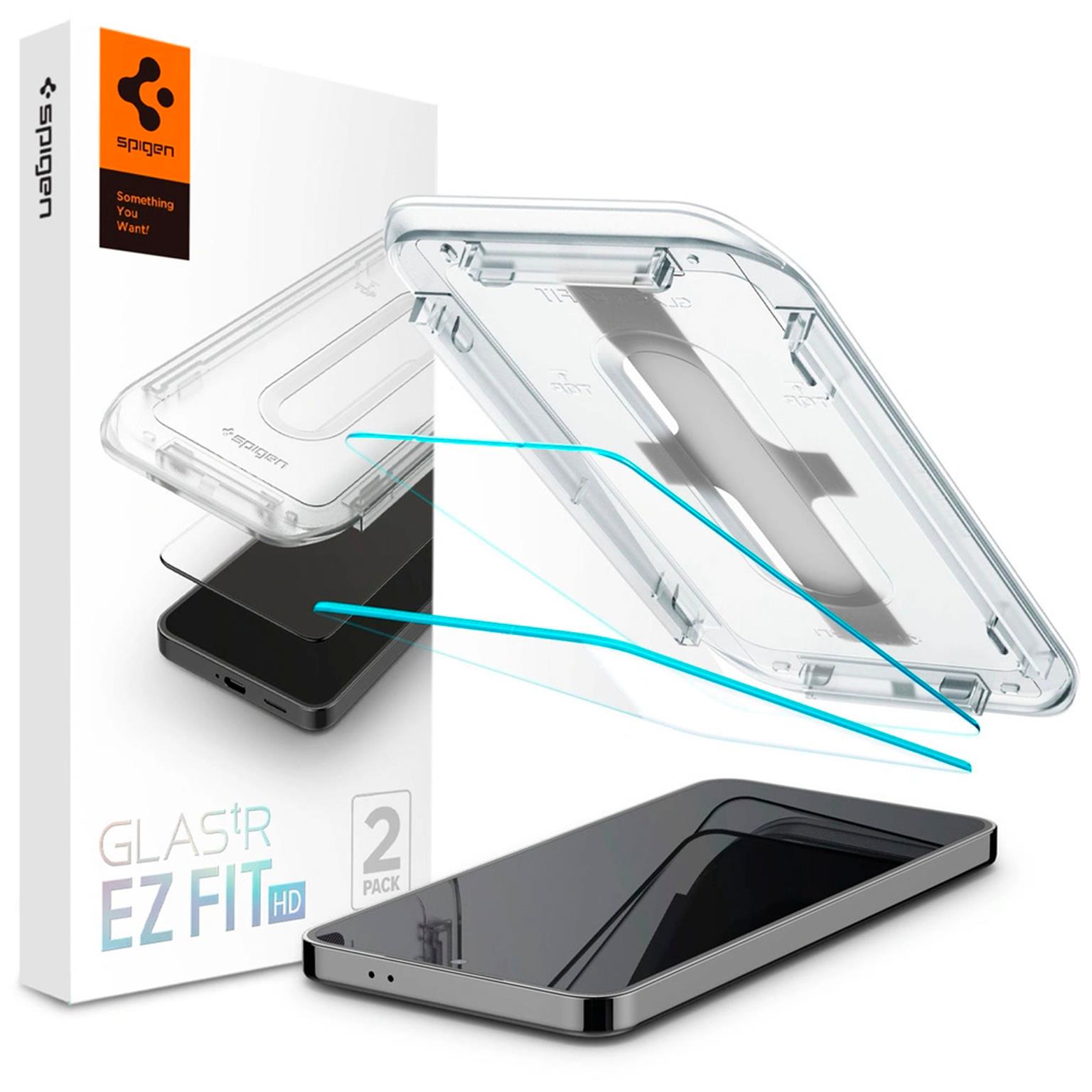 Spigen Glas.tR EZ Fit Samsung Galaxy S24 Panzerglas Easy-Fit – undefined