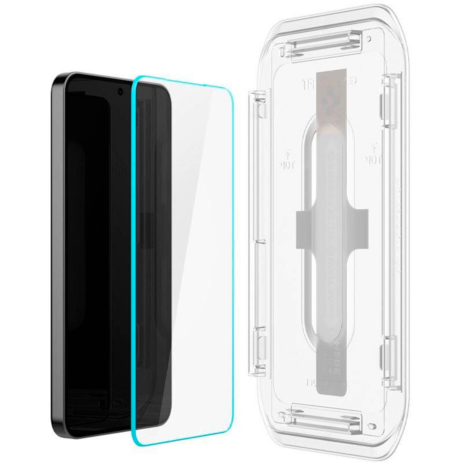 Spigen Glas.tR EZ Fit Samsung Galaxy S24 Panzerglas Easy-Fit – Weiteres Produktbild 1