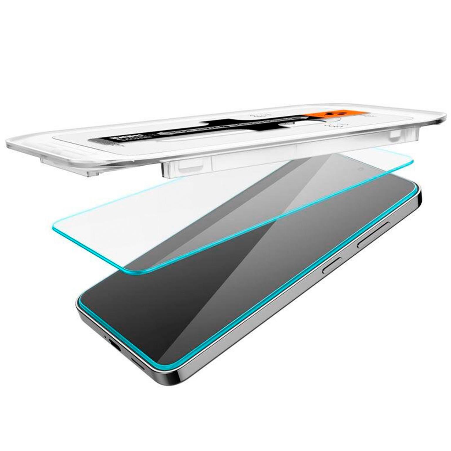 Spigen Glas.tR EZ Fit Samsung Galaxy S24 Panzerglas Easy-Fit – Weiteres Produktbild 2