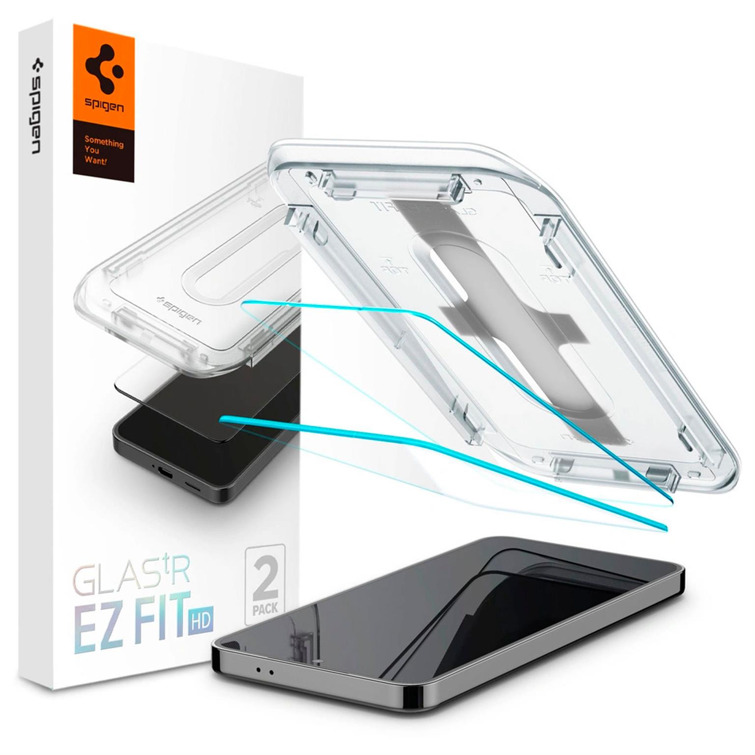 Spigen Glas.tR EZ Fit Samsung Galaxy S24 Plus Panzerglas Easy-Fit – Weiteres Produktbild 1 Spigen Glas.tR EZ Fit Samsung Galaxy S24 Plus Panzerglas Easy-Fit – Weiteres Produktbild 1
