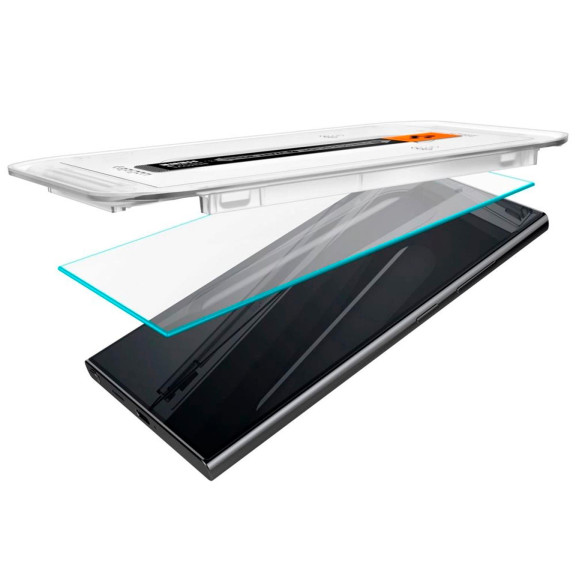 Spigen Glas.tR EZ Fit Samsung Galaxy S24 Ultra Panzerglas Easy-Fit – Weiteres Produktbild 4 Spigen Glas.tR EZ Fit Samsung Galaxy S24 Ultra Panzerglas Easy-Fit – Weiteres Produktbild 4
